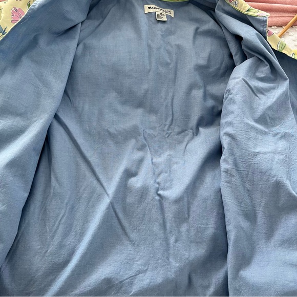 Appleseed’s Women's Floral Button Front Cotton Jacket Size 3X - Picture 7 of 7